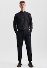 Shaped Business Hemd Uni in Schwarz |  Seidensticker Onlineshop