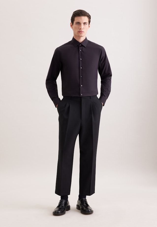 Shaped Chemise d'affaires Uni in Noir |  Seidensticker Onlineshop