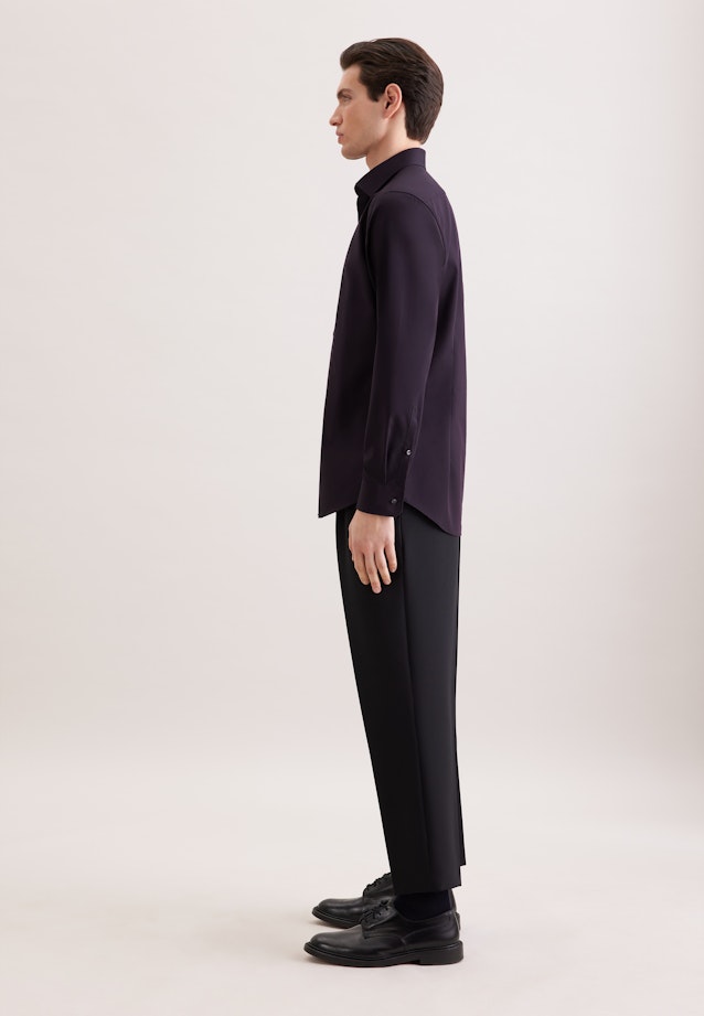 Shaped Business Hemd Uni in Schwarz |  Seidensticker Onlineshop