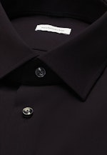 Shaped Business Hemd Uni in Schwarz |  Seidensticker Onlineshop