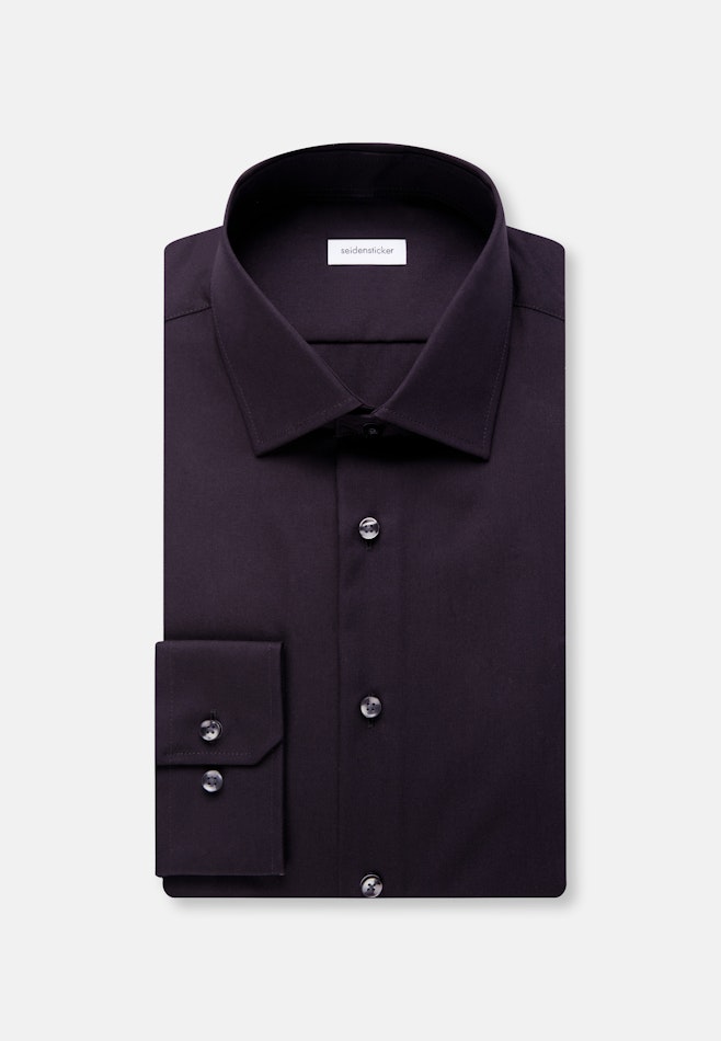 Shaped Chemise d'affaires Uni dans Noir | Boutique en ligne Seidensticker