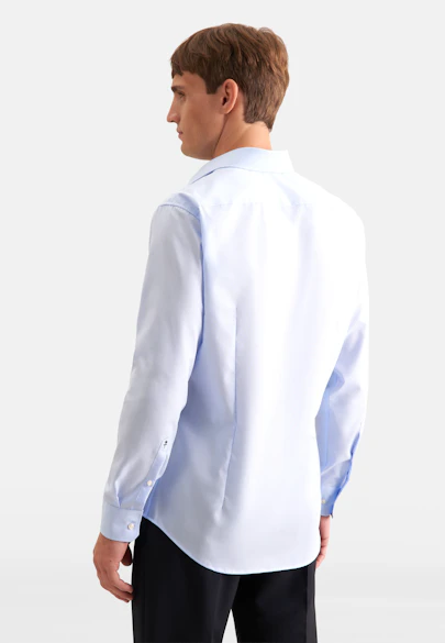 Shaped Business shirt Uni in Medium Blue |  Seidensticker Onlineshop