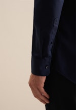 Chemise Business Shaped Popeline Col Kent in Bleu Foncé |  Seidensticker Onlineshop