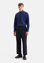 Shaped Business shirt Uni in Dark Blue |  Seidensticker Onlineshop