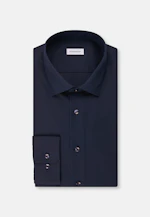 Shaped Business Hemd Uni in Dunkelblau |  Seidensticker Onlineshop