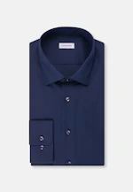 Shaped Business shirt Uni in Dark Blue |  Seidensticker Onlineshop