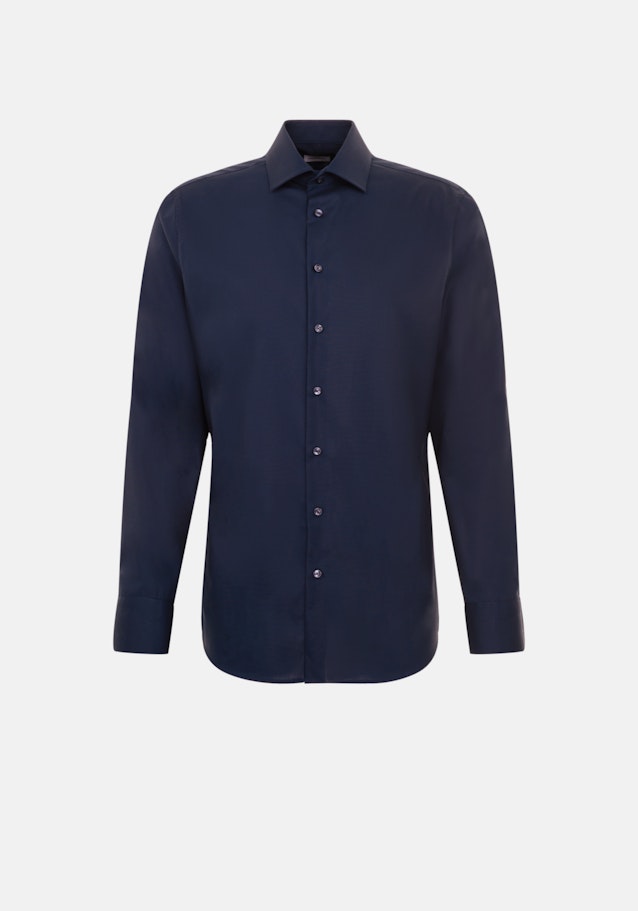 Shaped Chemise d'affaires Uni in Bleu Foncé | Seidensticker Onlineshop