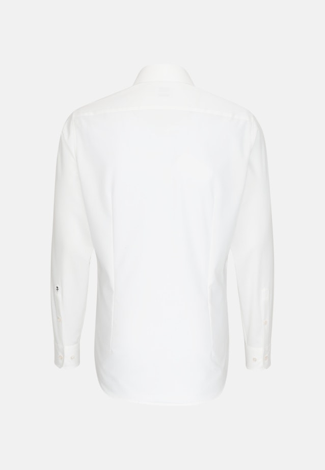 Non-iron Poplin Business Shirt in Shaped with Kent-Collar in Ecru | Seidensticker Onlineshop