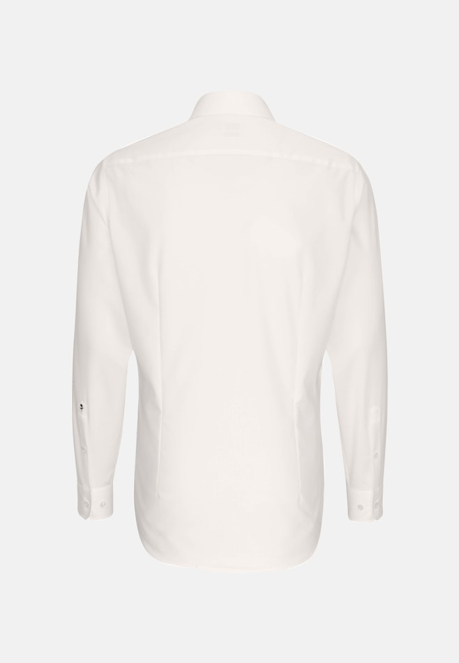 Shaped Business Hemd Uni in Ecru | Seidensticker Onlineshop