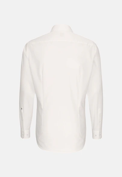 Shaped Business shirt Uni in Ecru |  Seidensticker Onlineshop