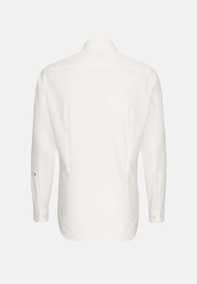 Shaped Business Hemd Uni in Ecru | Seidensticker Onlineshop