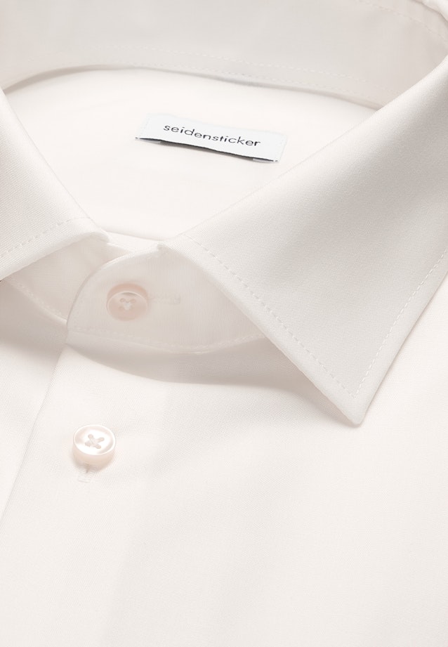 Shaped Chemise d'affaires Uni in Ecru |  Seidensticker Onlineshop