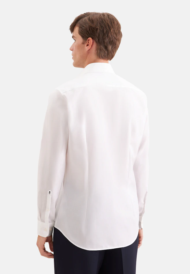 Shaped Business Hemd Uni in Ecru | Seidensticker Onlineshop