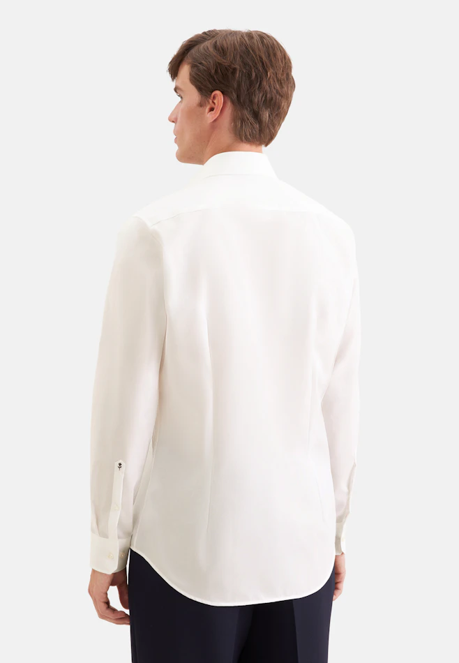 Shaped Chemise d'affaires Uni dans Ecru | Boutique en ligne Seidensticker