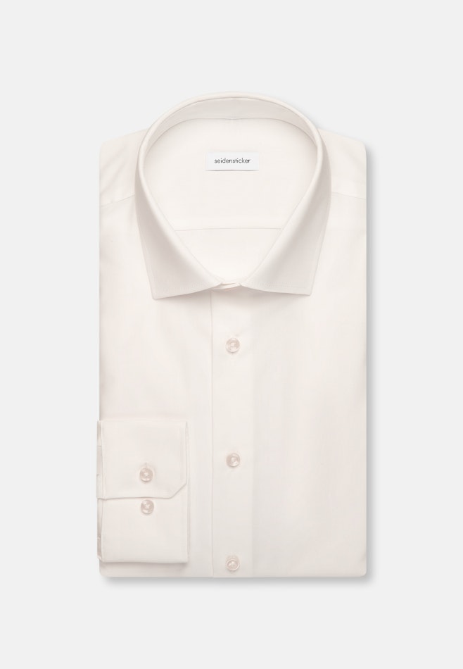 Shaped Chemise d'affaires Uni dans Ecru | Boutique en ligne Seidensticker