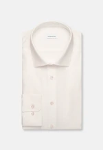 Shaped Business Hemd Uni in Ecru |  Seidensticker Onlineshop