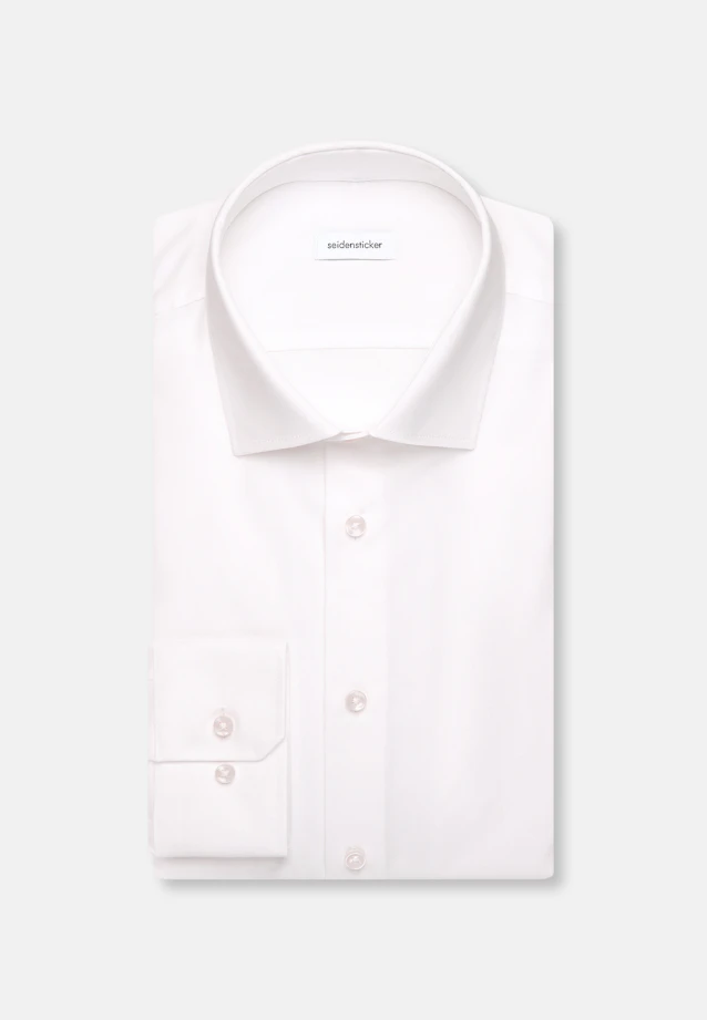 Shaped Business Hemd Uni in Ecru |  Seidensticker Onlineshop