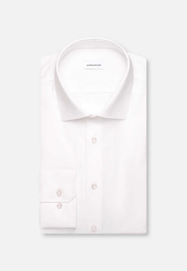 Shaped Business Hemd Uni in Ecru | Seidensticker Onlineshop