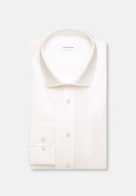Shaped Business shirt Uni in Ecru |  Seidensticker Onlineshop