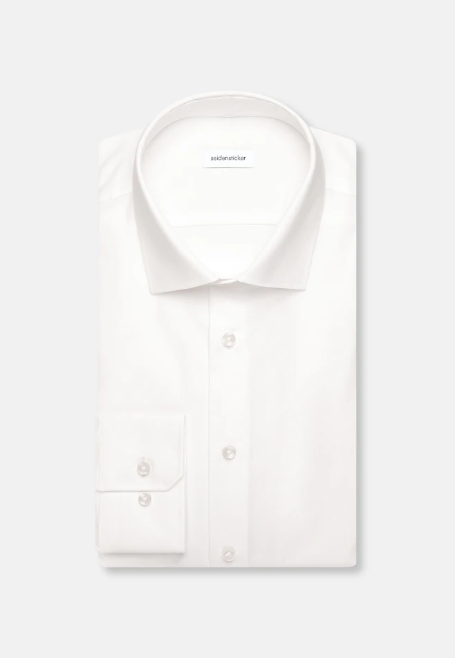 Shaped Business shirt Uni in Ecru | Seidensticker online shop