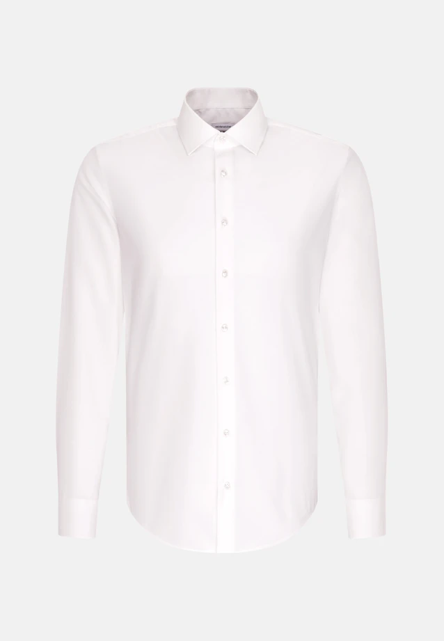 Shaped Business Hemd Uni in Ecru |  Seidensticker Onlineshop