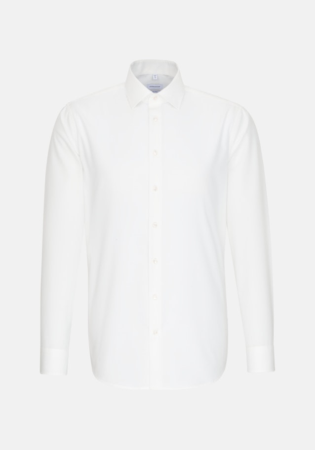 Shaped Chemise d'affaires Uni in Ecru | Seidensticker Onlineshop