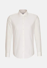 Shaped Business Hemd Uni in Ecru |  Seidensticker Onlineshop