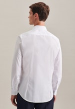 Chemise Business Shaped Popeline Col Kent in Blanc |  Seidensticker Onlineshop