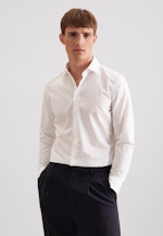 Shaped Business shirt Uni in White |  Seidensticker Onlineshop
