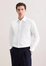 Shaped Business shirt Uni in White |  Seidensticker Onlineshop