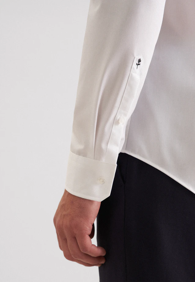Shaped Business shirt Uni in White |  Seidensticker Onlineshop