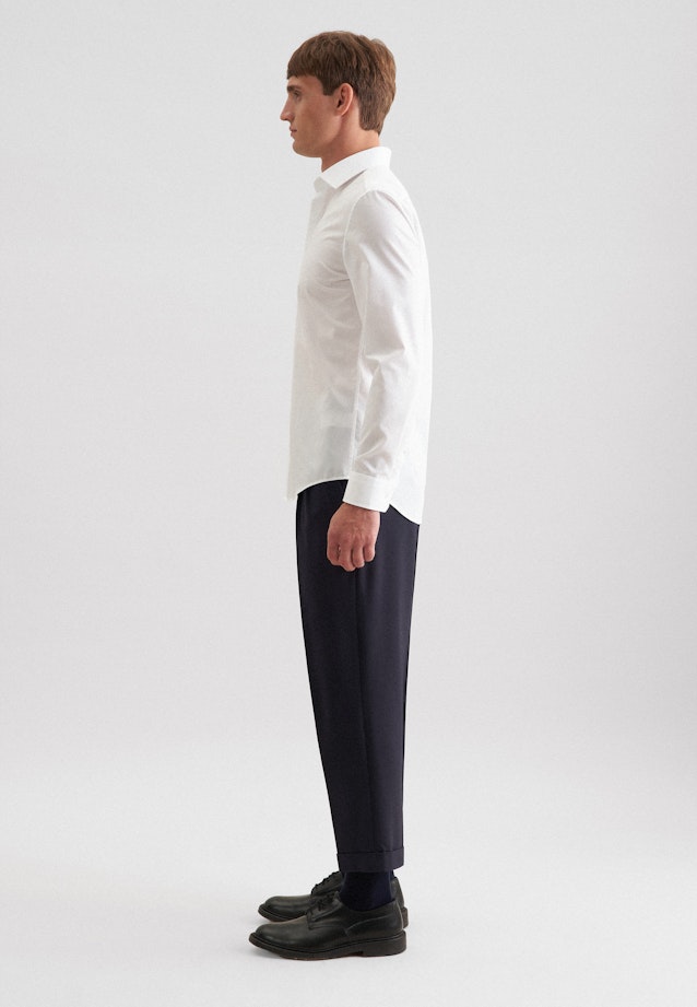 Shaped Business shirt Uni in White |  Seidensticker Onlineshop