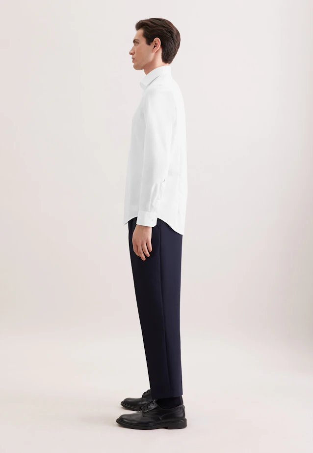 Shaped Business shirt Uni in White |  Seidensticker Onlineshop