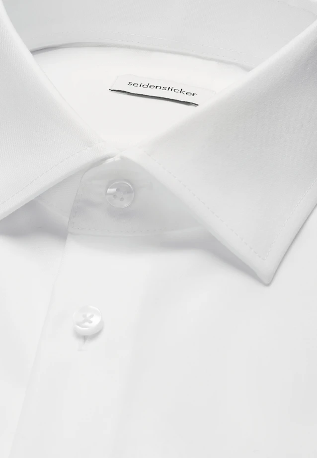 Shaped Business shirt Uni in White |  Seidensticker Onlineshop