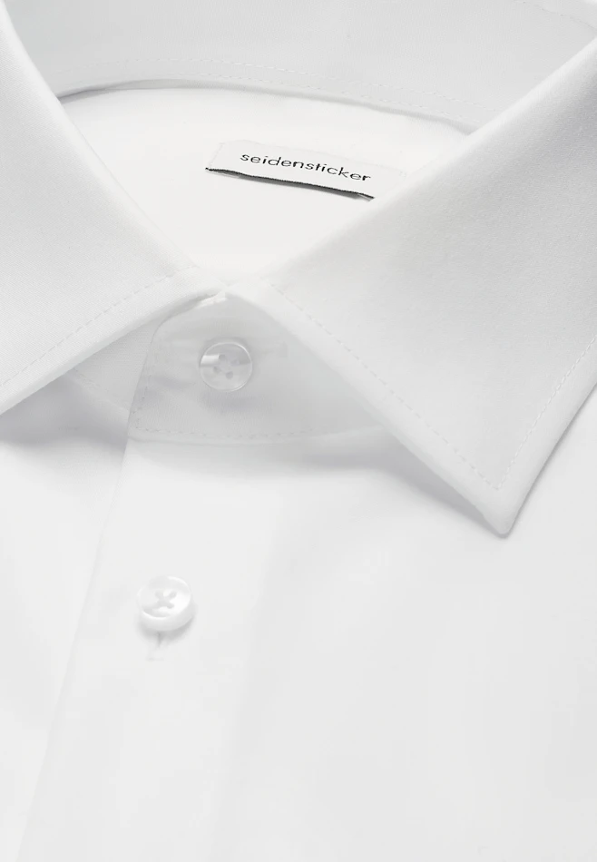 Shaped Business shirt Uni in White | Seidensticker online shop