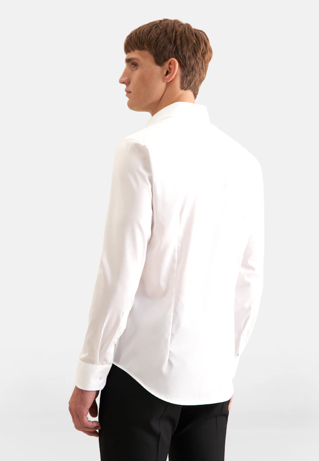 Shaped Business shirt Uni in White |  Seidensticker Onlineshop