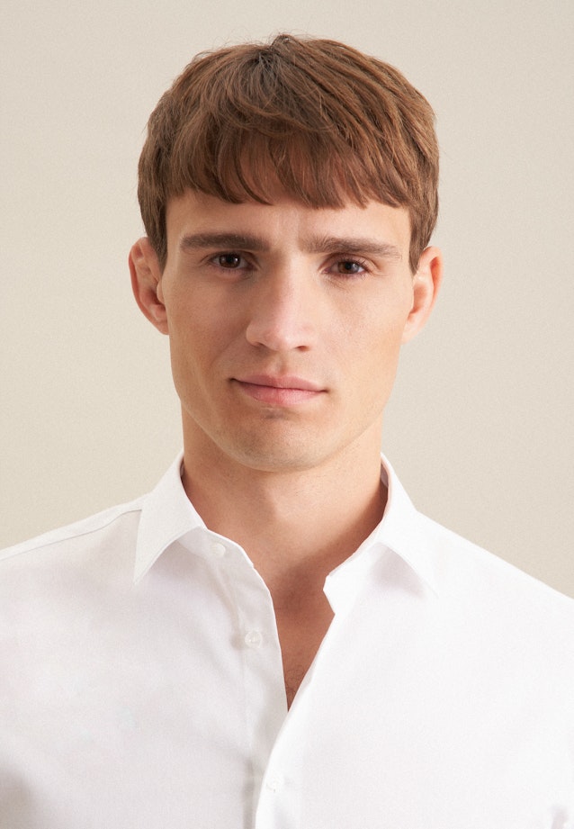 Shaped Chemise d'affaires Uni in Blanc |  Seidensticker Onlineshop