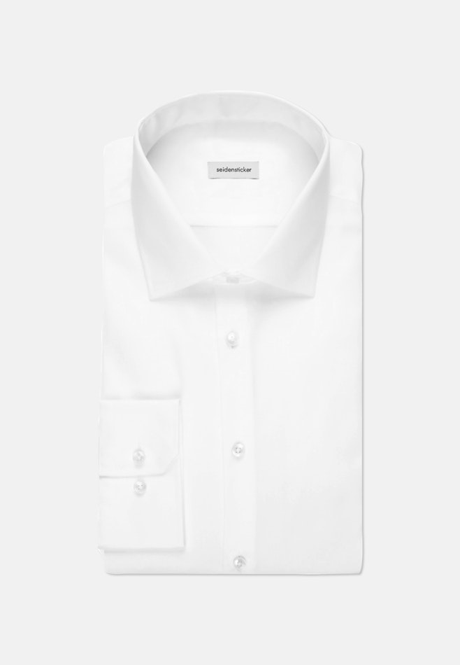 Shaped Business Hemd Uni in Weiß | Seidensticker Onlineshop