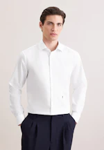 Regular Chemise d'affaires Uni in Blanc |  Seidensticker Onlineshop