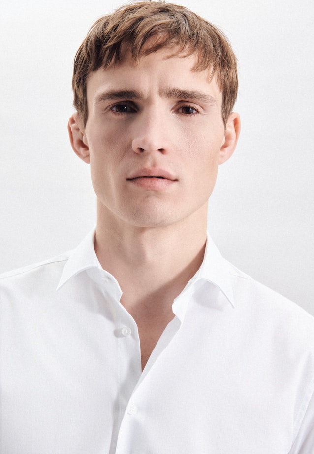 Regular Business Hemd Uni in Weiß |  Seidensticker Onlineshop