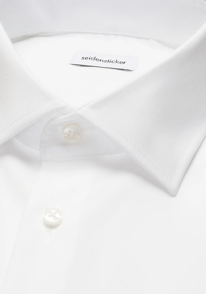 Regular Chemise d'affaires Uni dans Blanc | Boutique en ligne Seidensticker