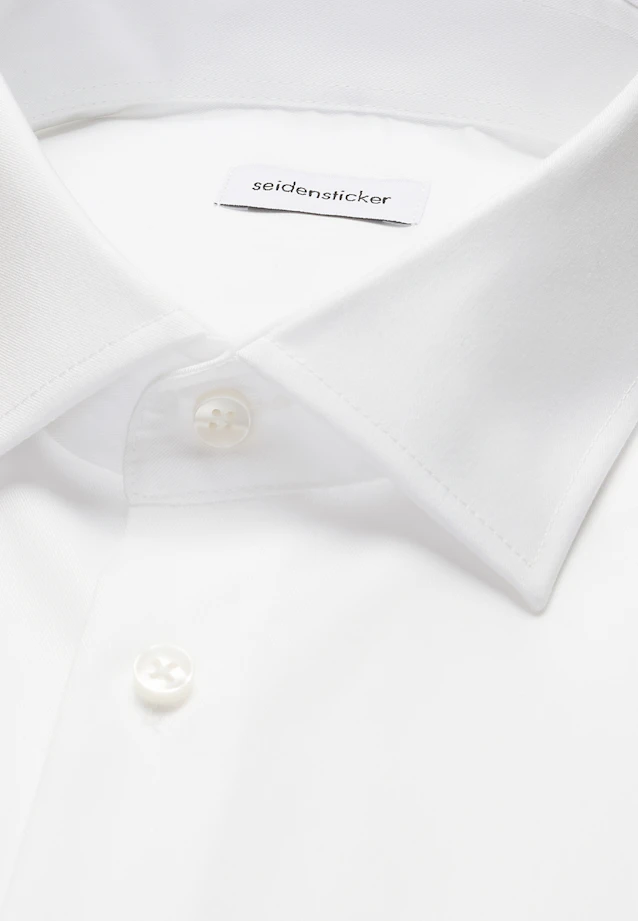 Regular Chemise d'affaires Uni in Blanc |  Seidensticker Onlineshop