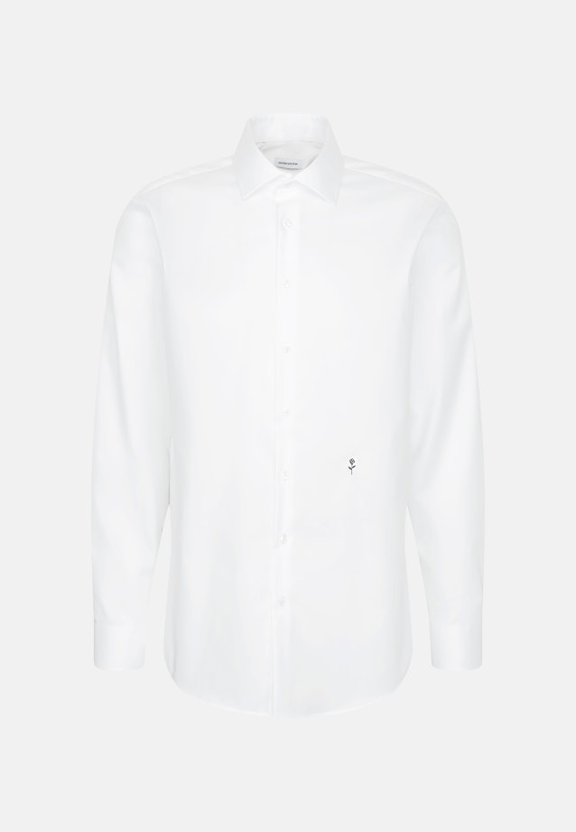 Regular Business Hemd Uni in Weiß |  Seidensticker Onlineshop