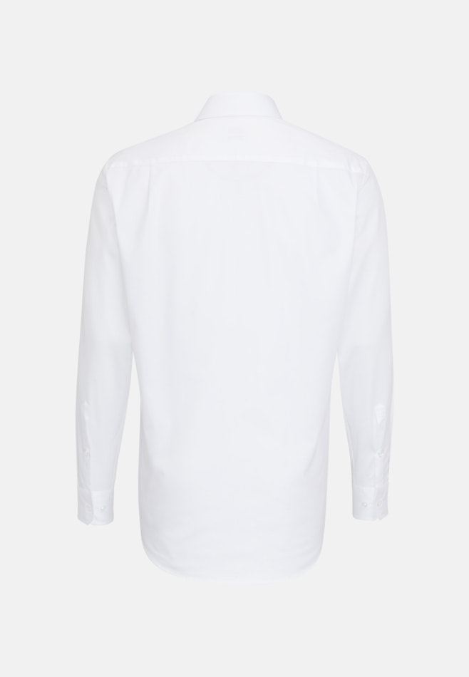 Non-iron Twill Business Shirt in Regular with Kent-Collar in White | Seidensticker online shop