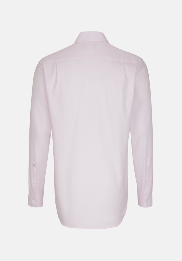 Non-iron Struktur Business overhemd in Regular with Kentkraag in Roze/Pink |  Seidensticker Onlineshop