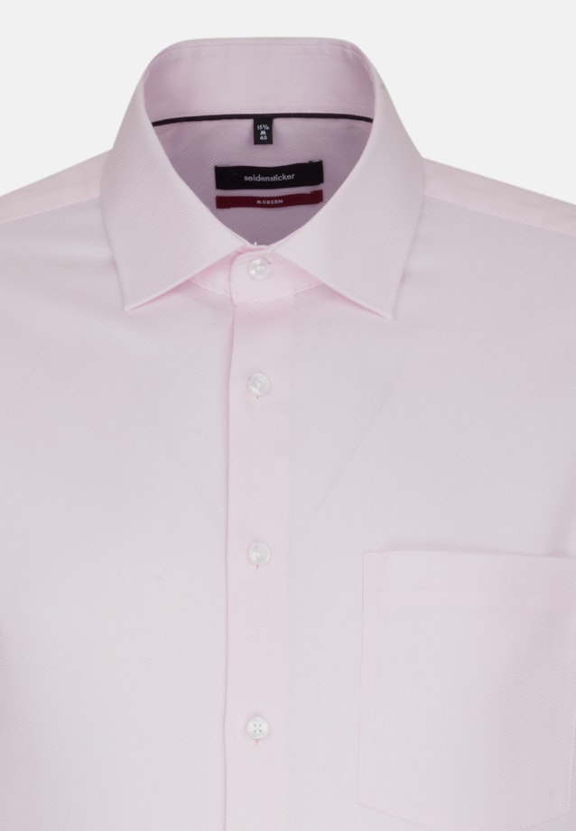 Bügelfreies Struktur Business Hemd in Regular mit Kentkragen in Rosa/Pink |  Seidensticker Onlineshop