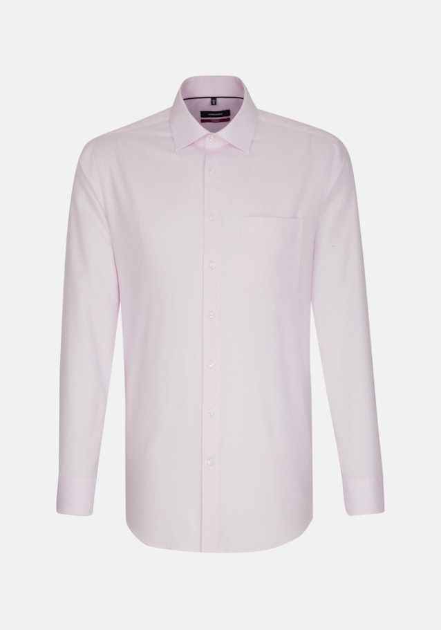 Chemise Business Regular Structuré Col Kent in Rose Fuchsia |  Seidensticker Onlineshop