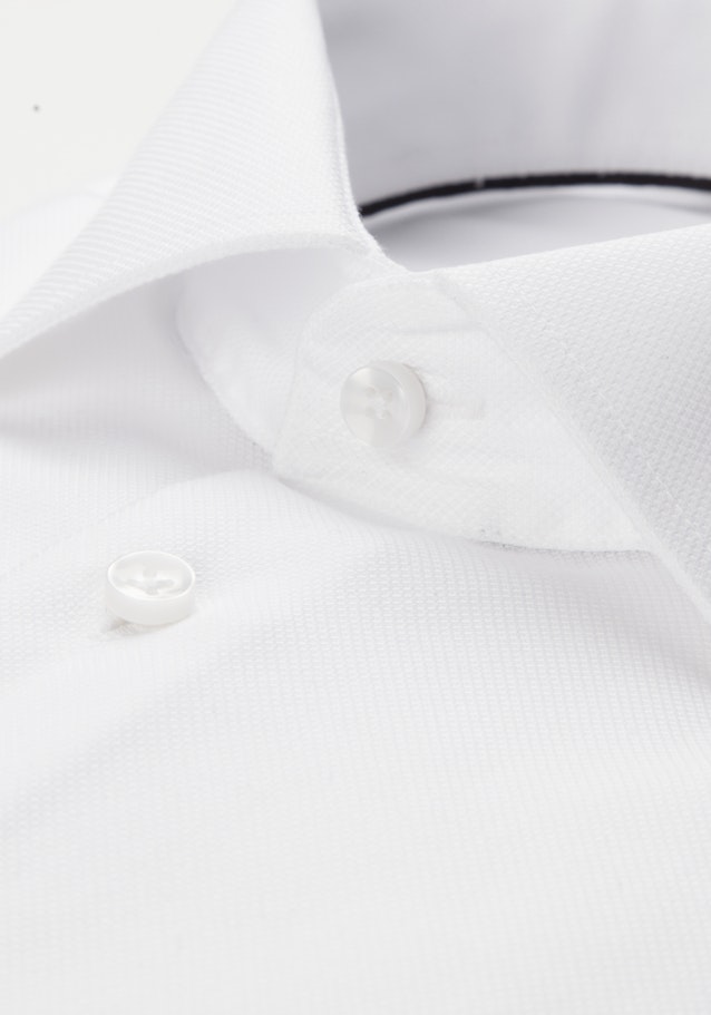 Non-iron Structure Business Shirt in Regular with Kent-Collar in White |  Seidensticker Onlineshop
