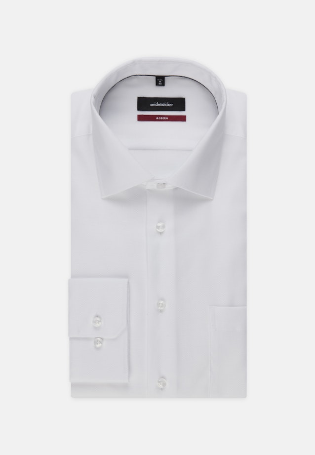 Regular Business Hemd Uni in Weiß |  Seidensticker Onlineshop