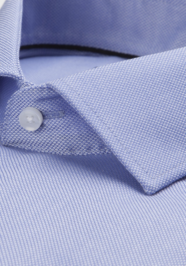 Non-iron Structure Business Shirt in Regular with Kent-Collar in Light Blue |  Seidensticker Onlineshop